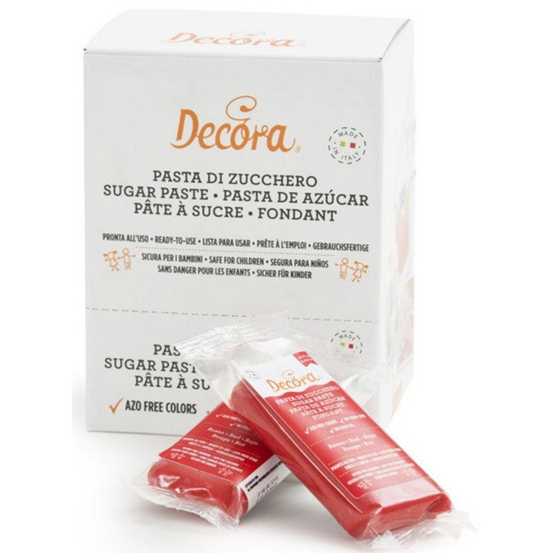 Decora Sugar Paste - Red