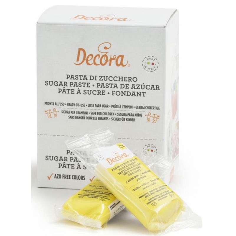 Decora Sugar Paste - Yellow