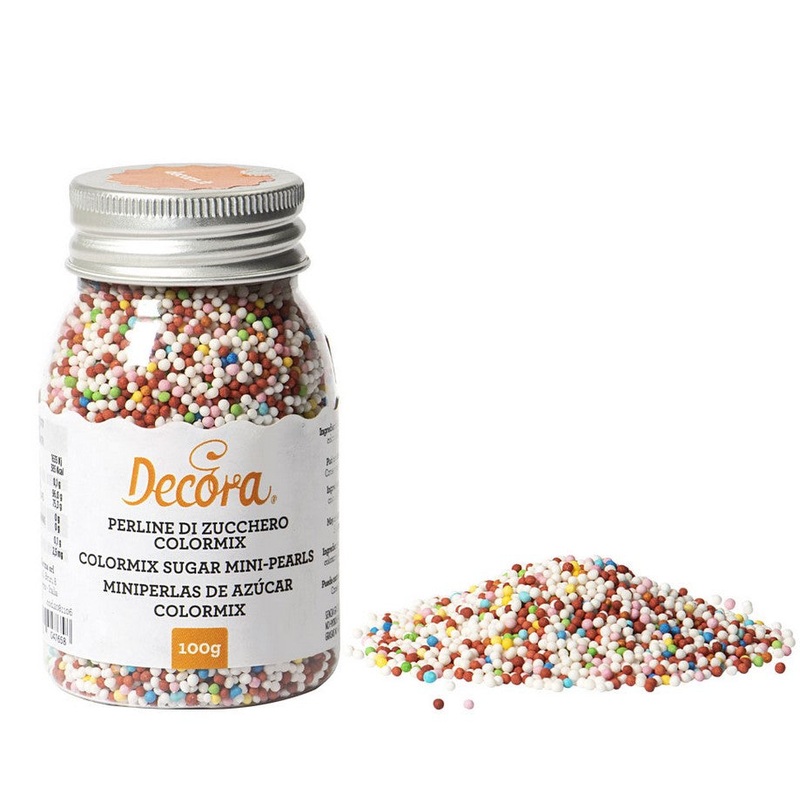 Decora Sugar Pearls - Mini Colour Mix