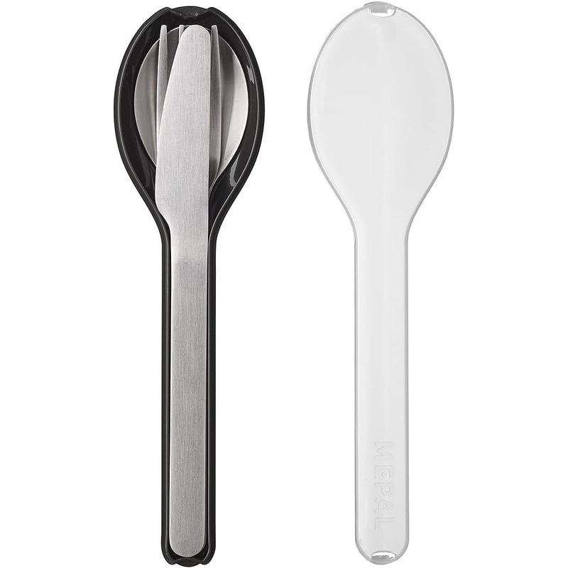 Mepal Cutlery Set Ellipse 3 pcs - Nordic Black