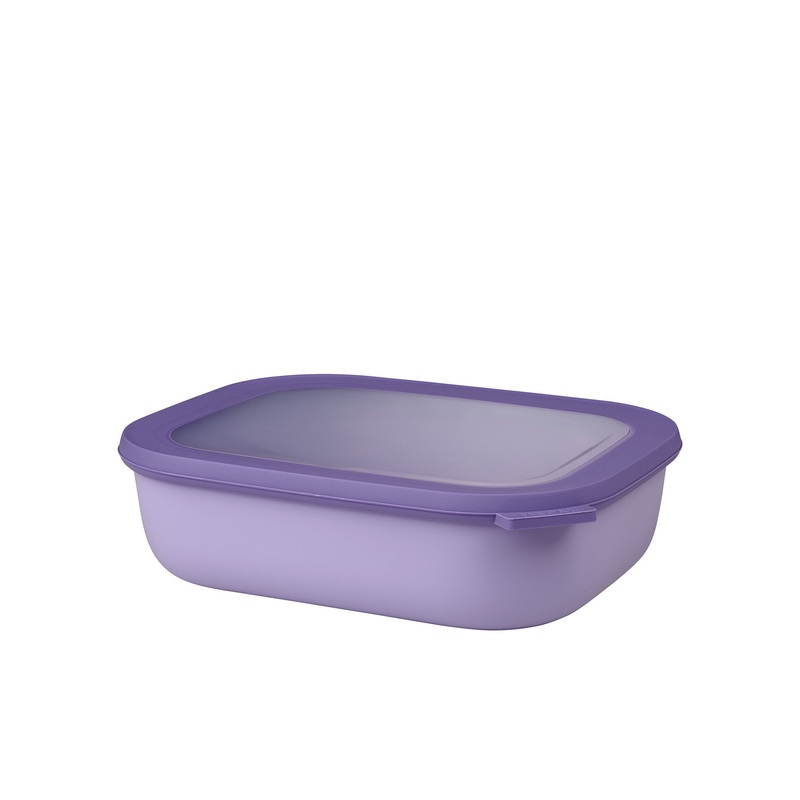 Mepal Multi Bowl Cirqula Rectangular 2000ml - Vivid Lilac