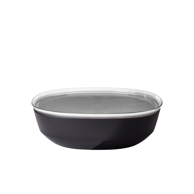 Mepal Serving bowl Silueta 4000mL with lid - Nordic Black