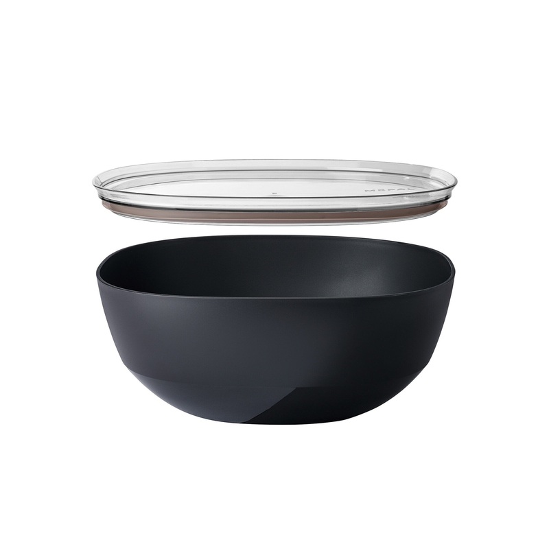 Mepal Serving bowl Silueta 5000mL with lid - Nordic Black