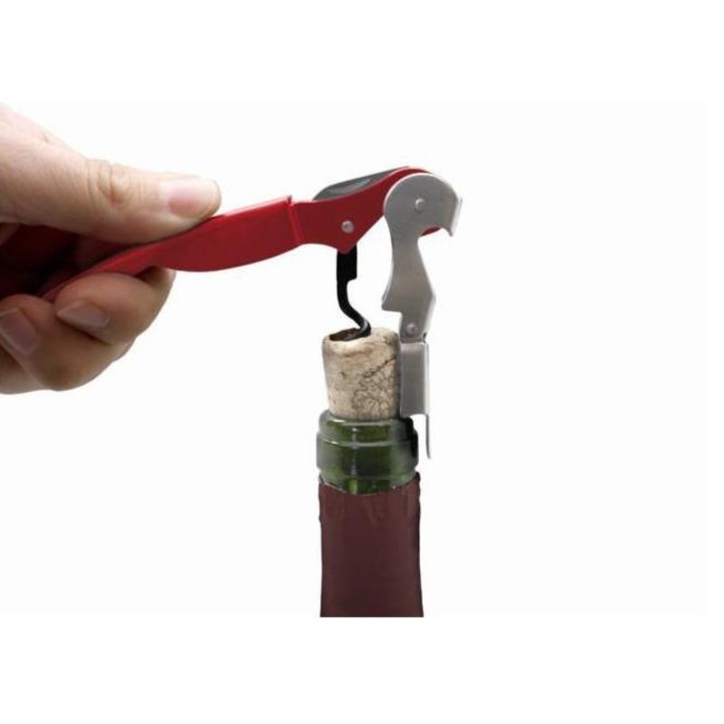 Vin Bouquet Teflon Corkscrew - Red