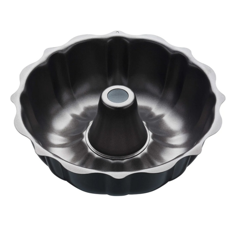 MasterClass Non-Stick Fluted Cake Pan, Round 27cm