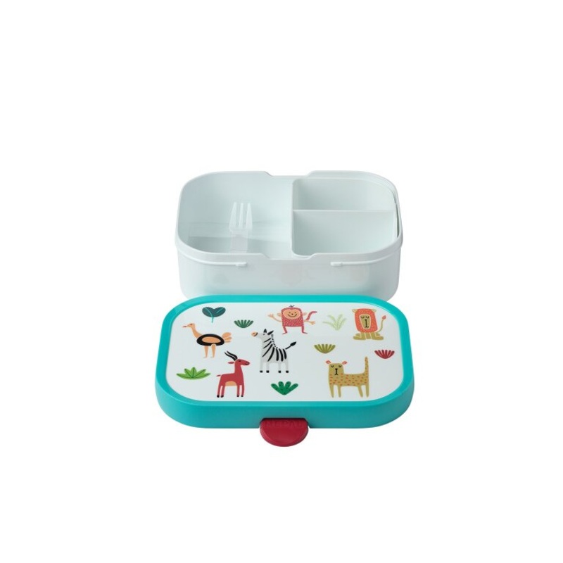 Mepal Campus Bento Lunchbox w/Fork - Animal Friends