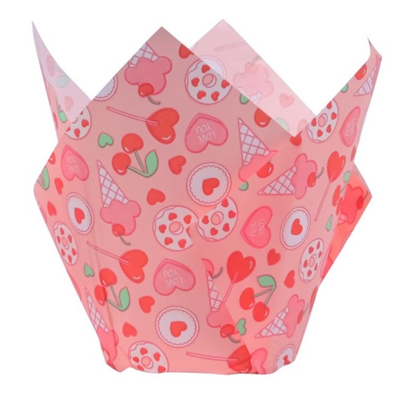PME Tulip Muffin Cases - Sweet  Love