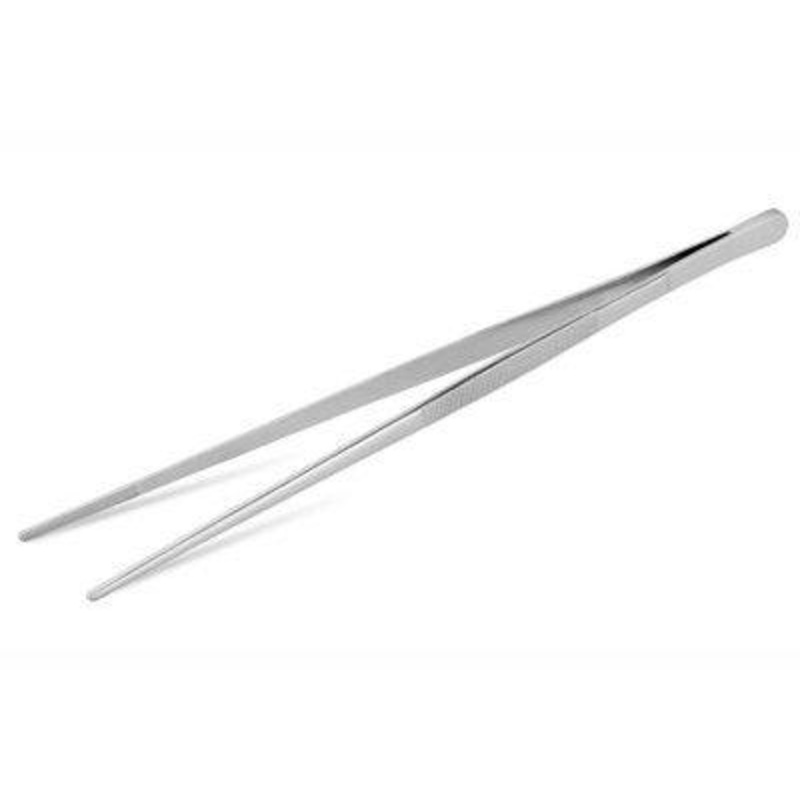 Pujadas Extra Long Fine Tip Straight Tweezer, Narrow - 30cm