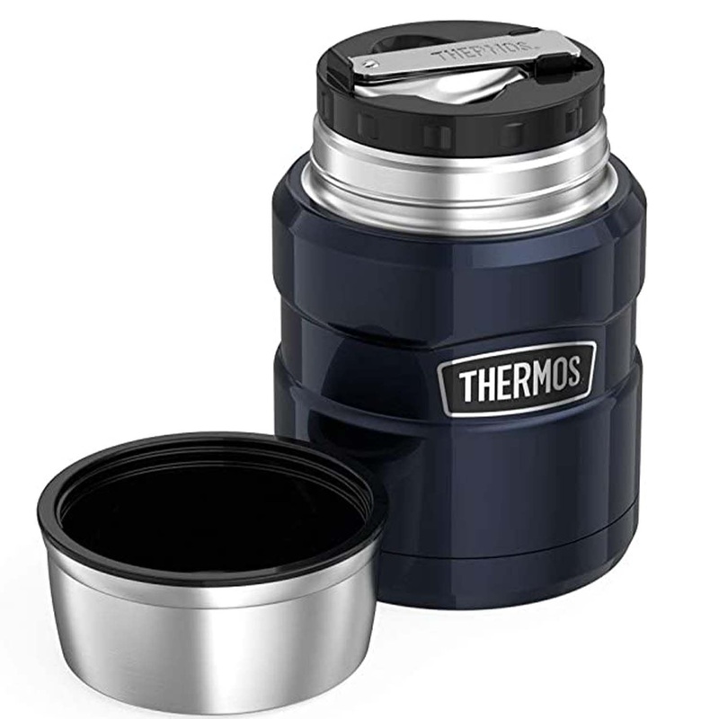 Thermos Navy Blue Food Flask - 470ml