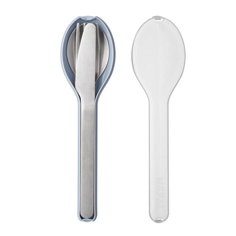 Mepal Cutlery Set Ellipse 3 pcs - Nordic Blue