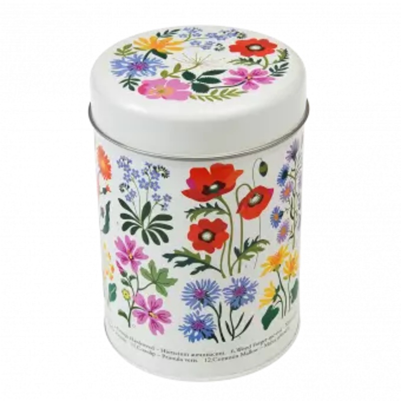 Rex Canister Storage Tin - Wild Flowers