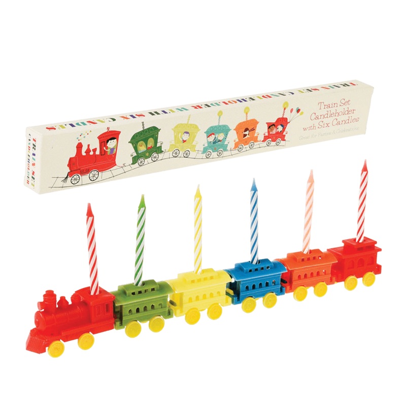 Rex Party Train Candleholder with 6 Candles