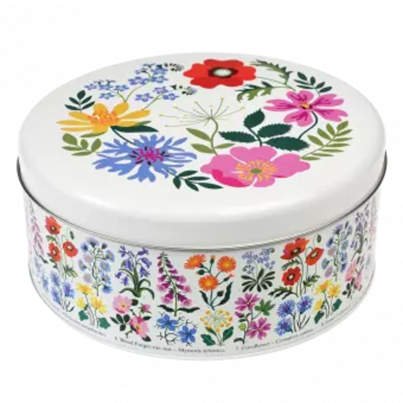 Rex Round Cake Tin - Wild Flowers