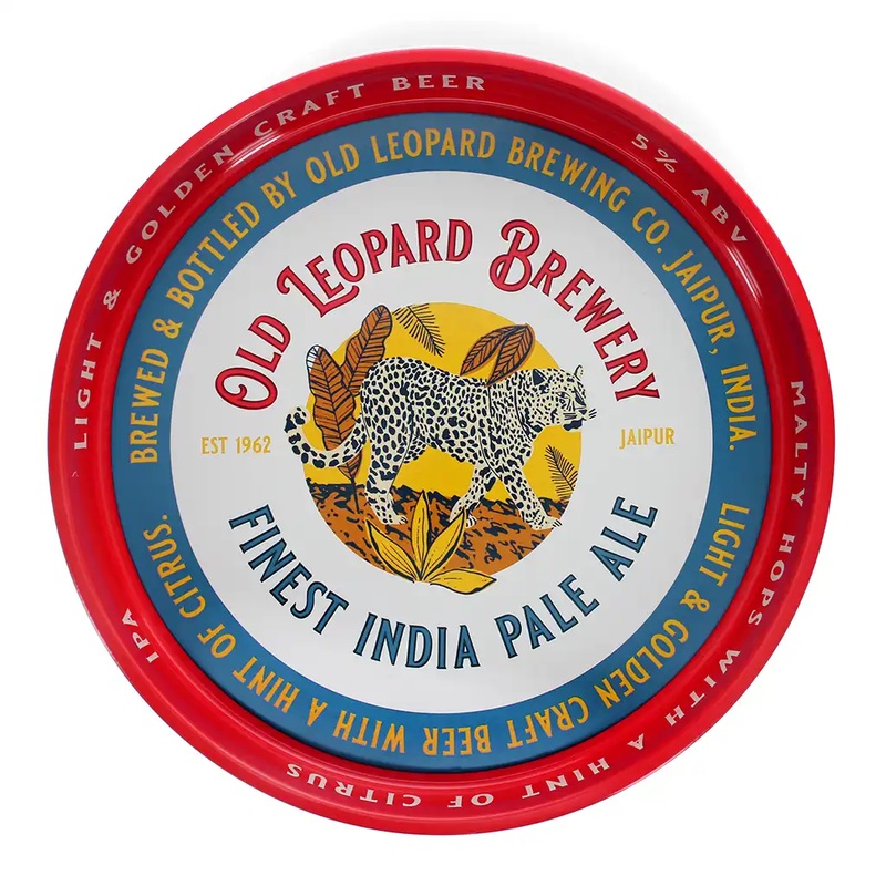 Rex Round Serving Tray Old Leopard Brewery