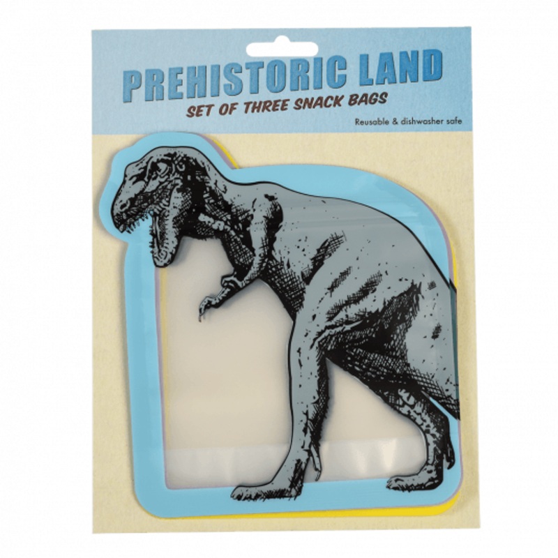 Rex Set of 3 Snack Bags - Prehistoric Land