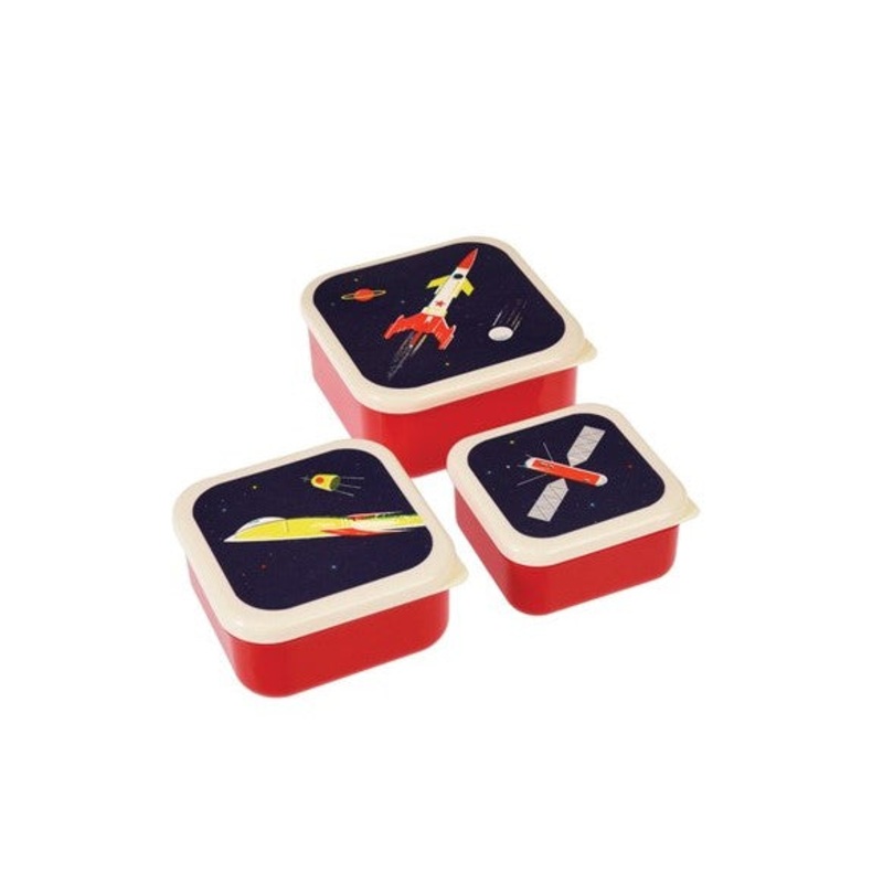 Rex Set of 3 Snack Boxes - Space Age