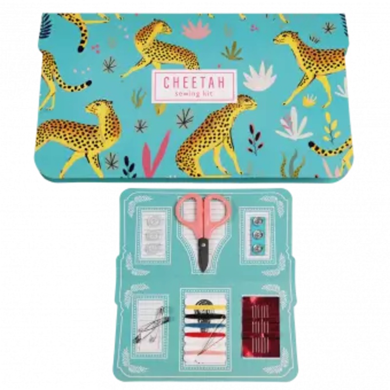 Rex Travel Sewing Kit - Cheetah