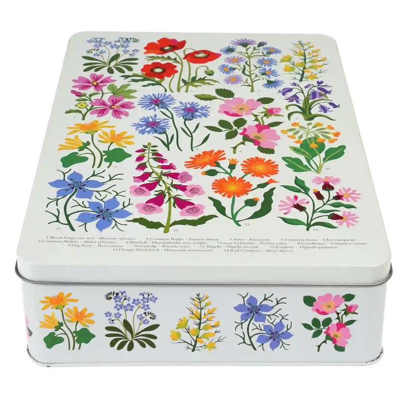 Rex Wild Flowers Biscuit Tin