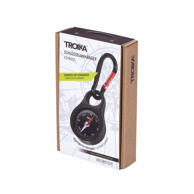 Troika Compass Keyring