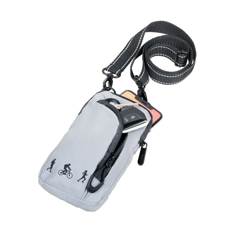 Troika Reflective Phone Bike Shoulder Bag