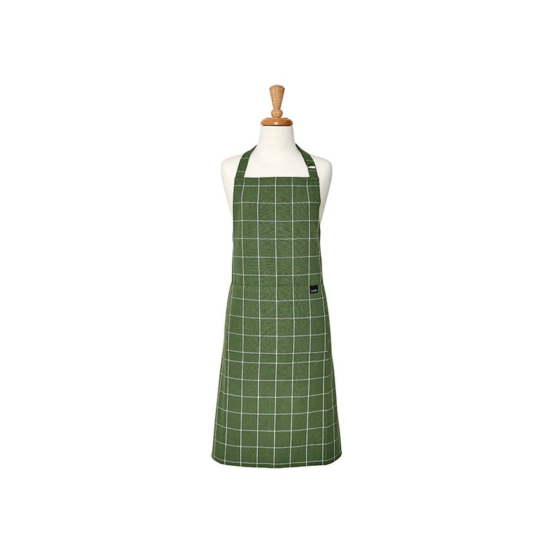 Ladelle Eco Check Apron - Green