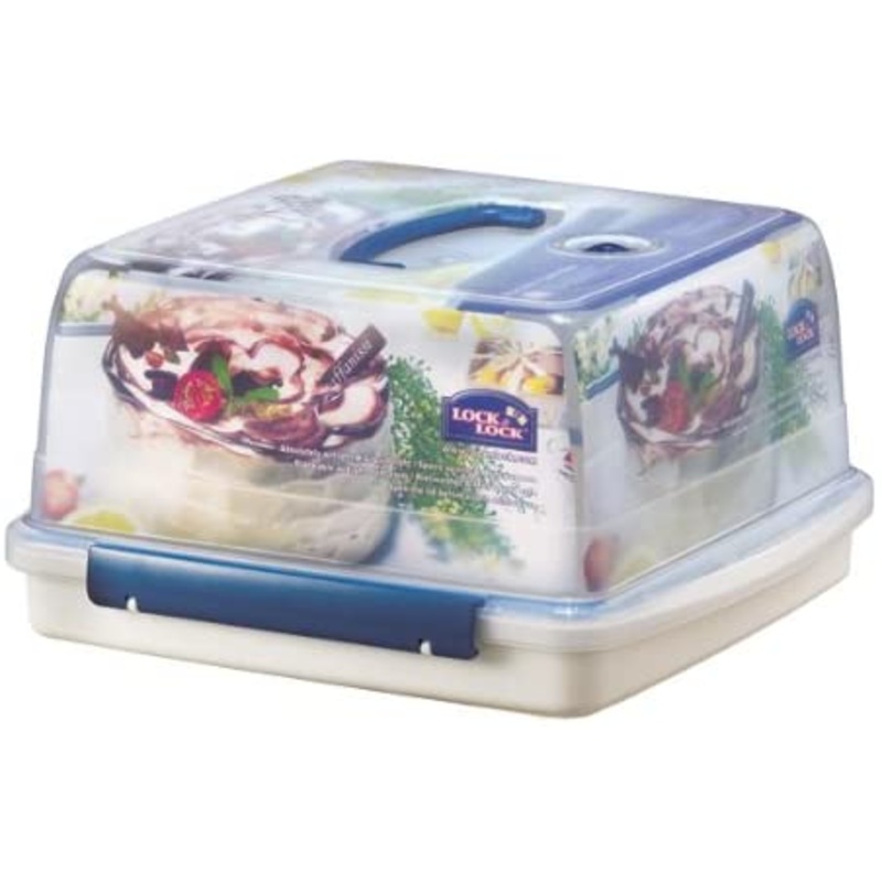 Lock & Lock Square 12.6L Cake Box with Freshness Tray