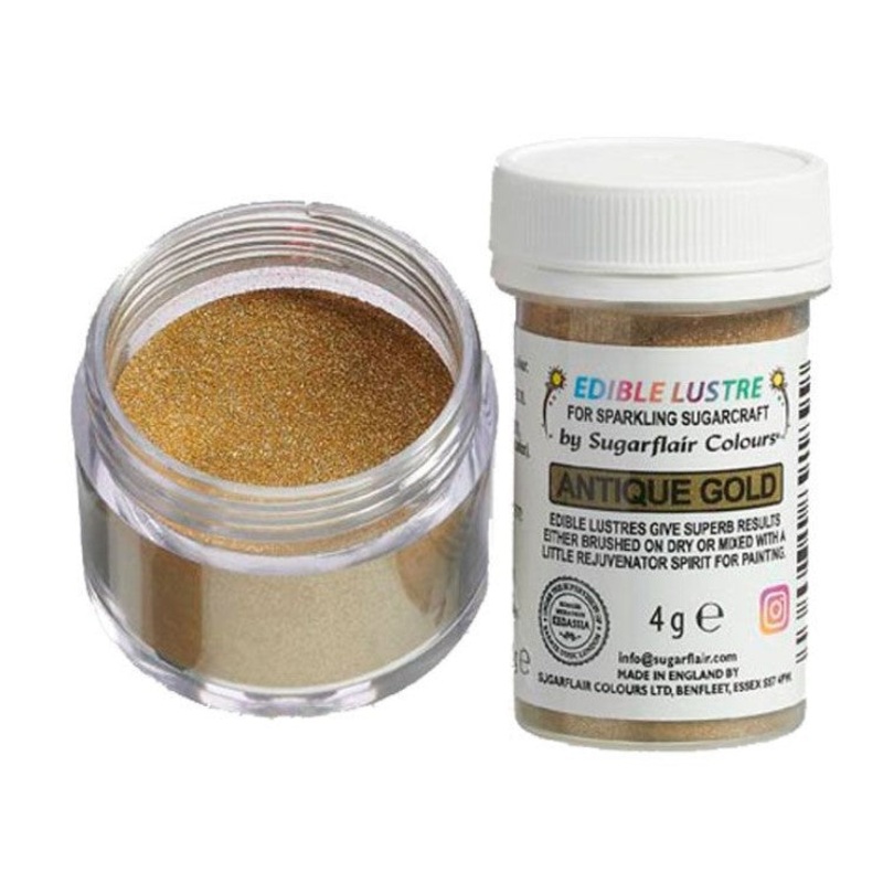 Sugarflair Edible Lustre Antique Gold