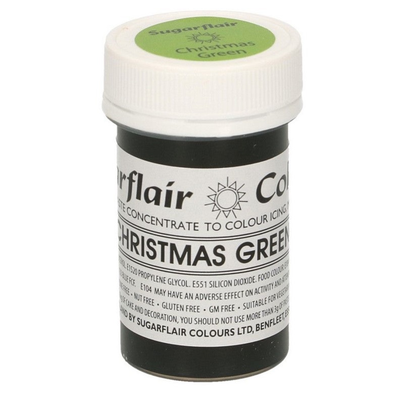 Sugarflair Paste Colour - Christmas Green