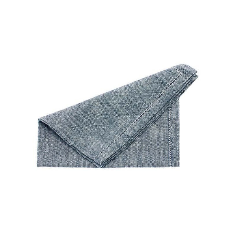 Walton's Chambray Napkin Flint Blue set of 4