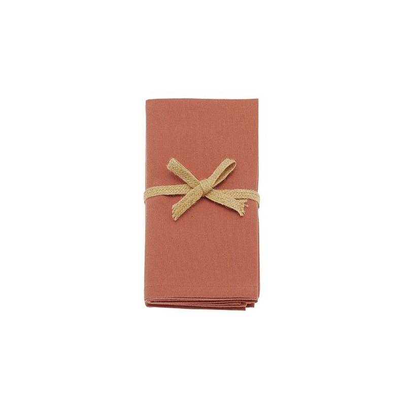 Walton's Napkin Terracotta -  Set of 4