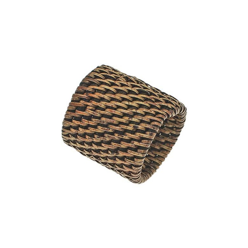 Walton's Rattan Napkin Ring - Black