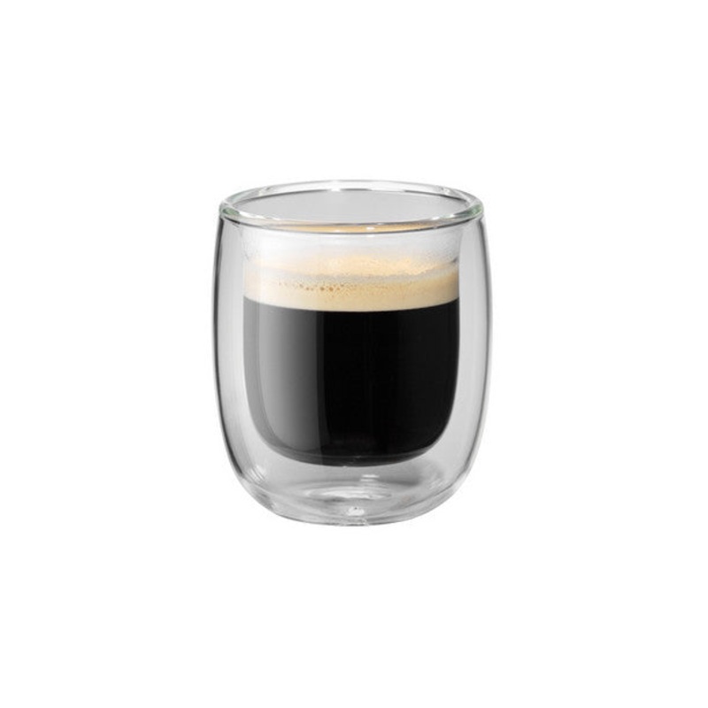 2.7 oz Double Walled Espresso Glass 2 pc