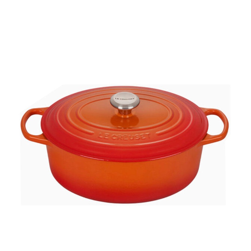 6.75 qt Signature Oval Dutch Oven - Flame