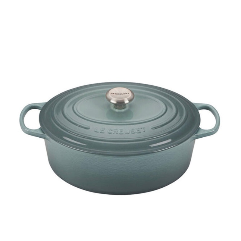6.75 qt Signature Oval Dutch Oven - Sea Salt