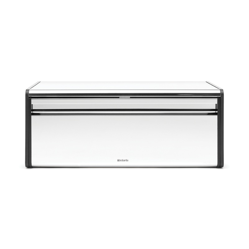 Brabantia Fall Front Bread Bin -  Brilliant Steel