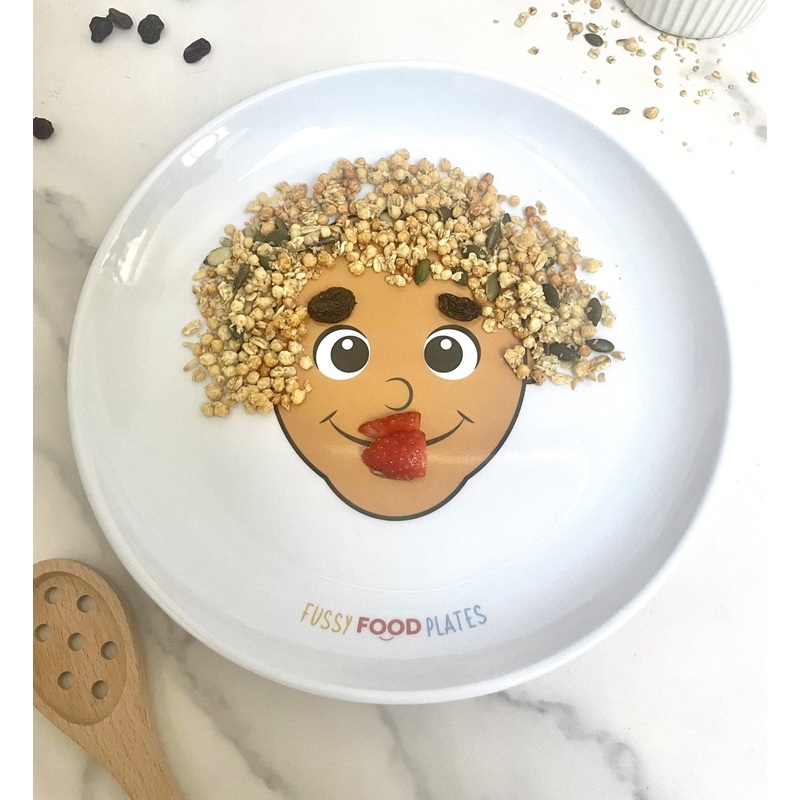 Fussy Food Plate - Male (Dark Skin)