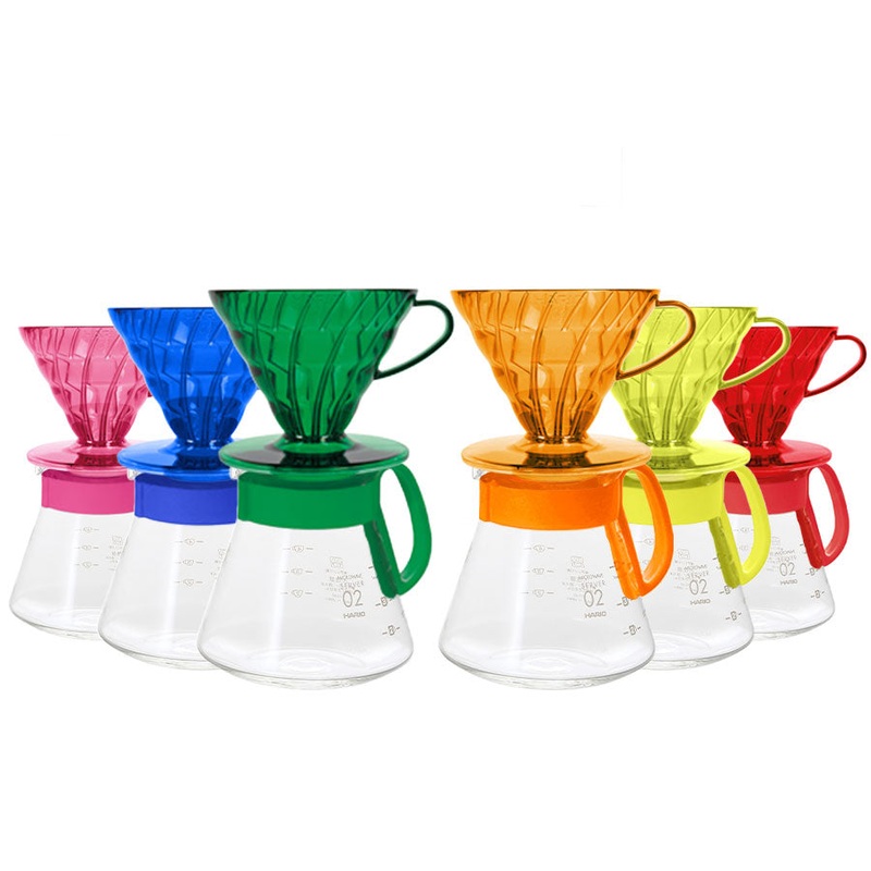 Hario V60 Dripper & Server Set 02  - Candy Edition Mixed
