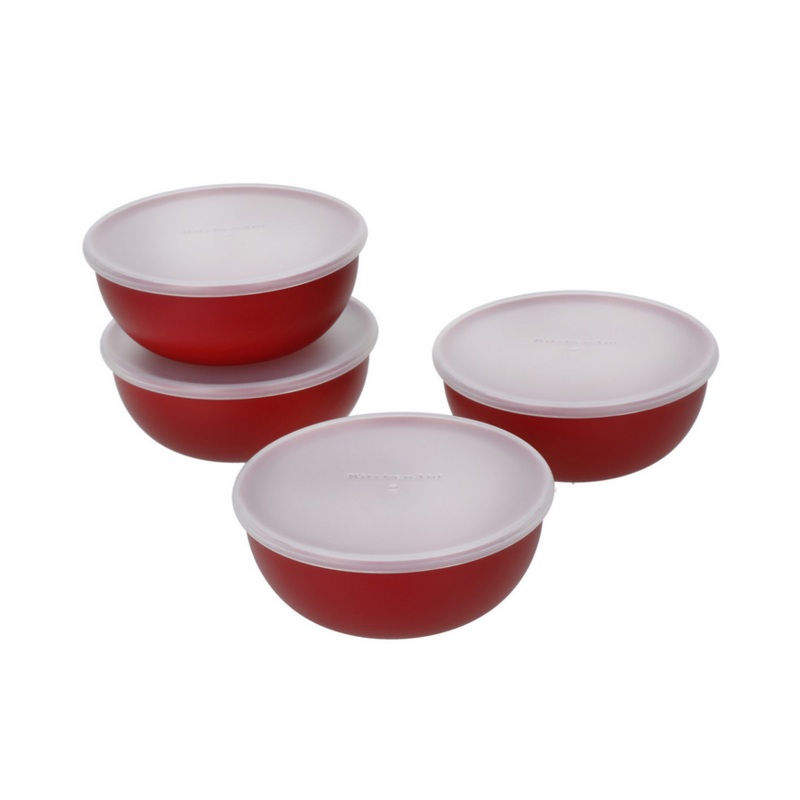 KitchenAid 4pc Pinch Bowl Set - Empire Red