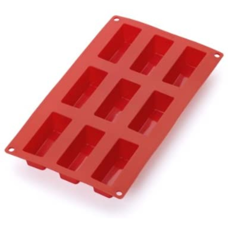 Lekue Gourmet 9 Cav Mini Cake Mould - Red