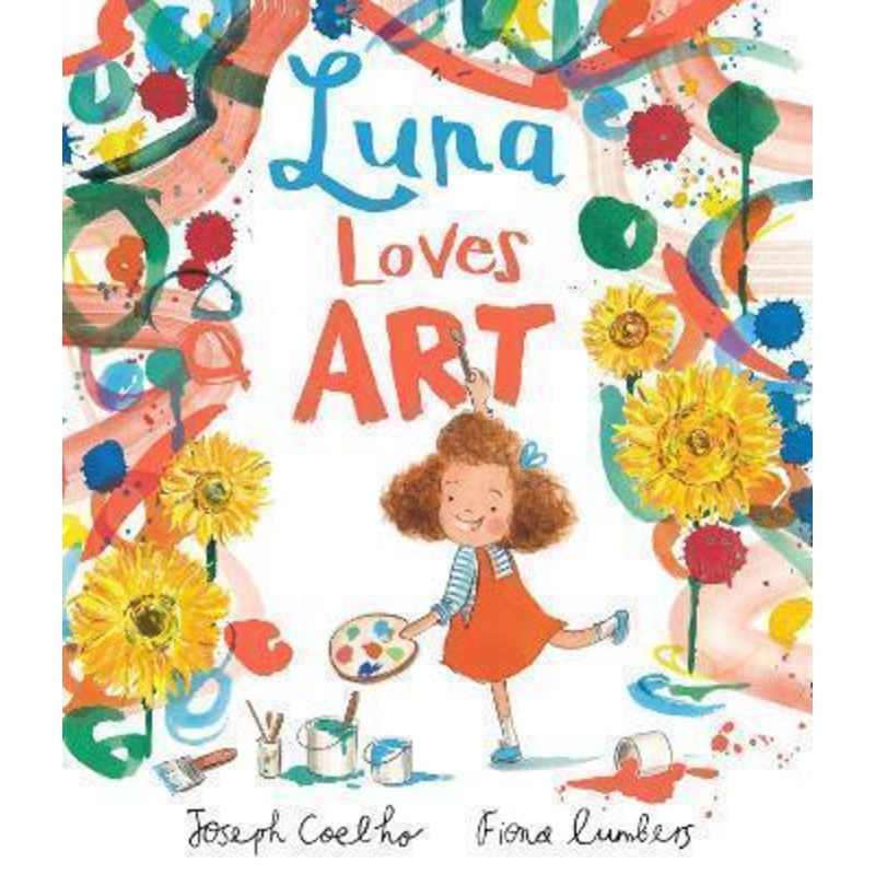 Luna Loves Art Paperback Book