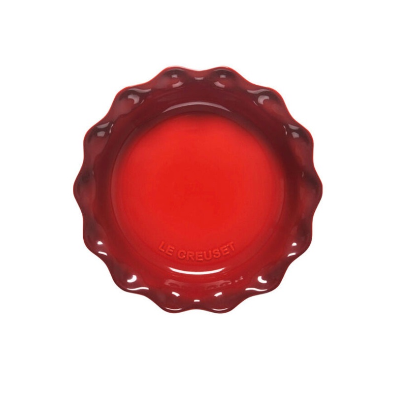 9" Heritage Pie Dish - Cerise
