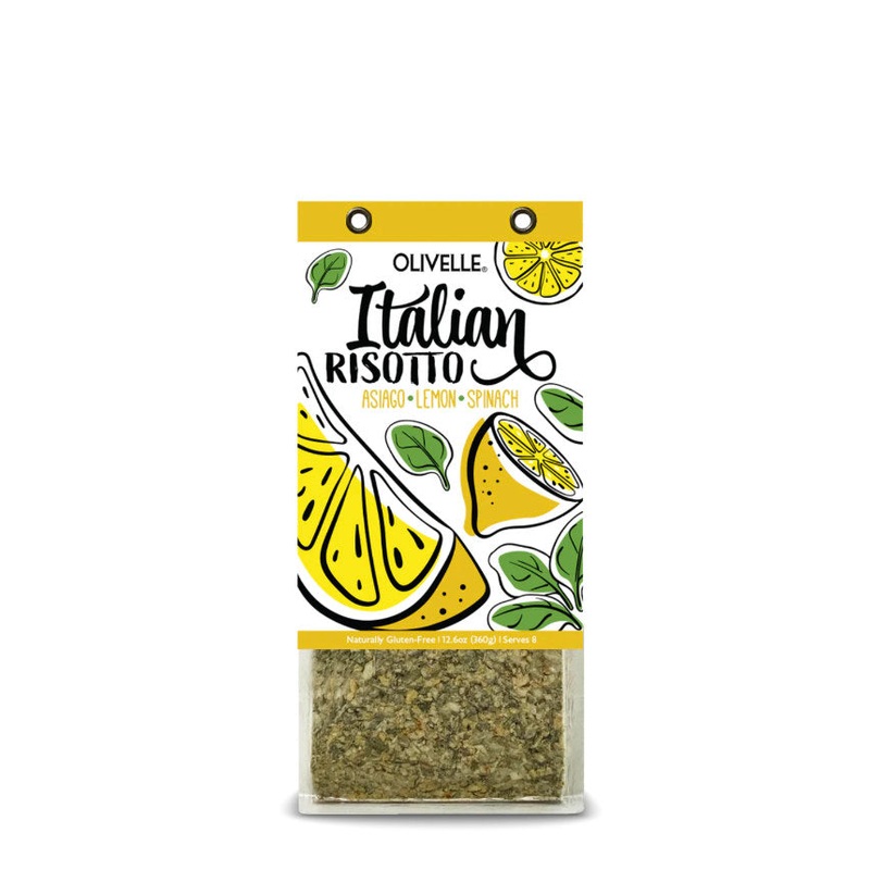 Asiago Lemon Spinach Risotto