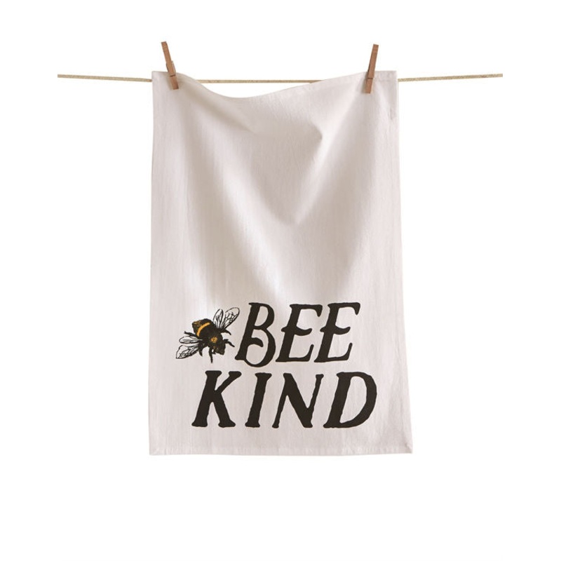 BEE KIND FLOURSACK DISHTOWEL