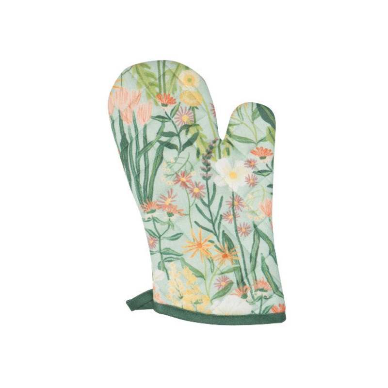 Bees & Blooms Spruce Mitt