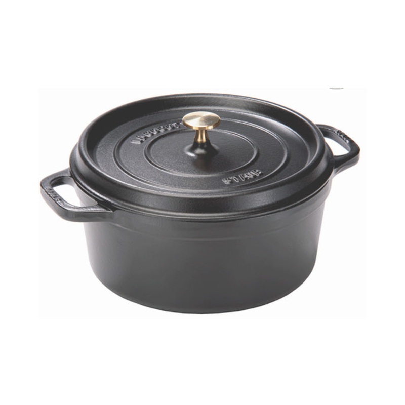 Black Matte  Round 5.5 Round Cocotte
