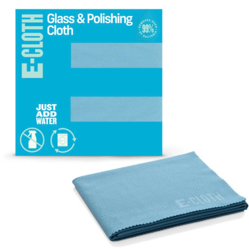 Glass & Polishing Cloth-Alaskan Blue