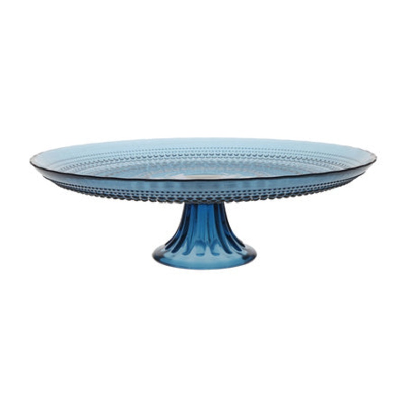 Jupiter Cornflower Cake Stand 13x13x4.3"
