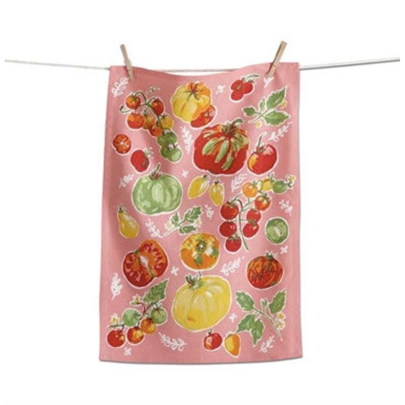 PINK TOMATOES DISHTOWEL