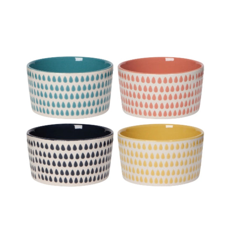Set/4 Ramekin Cloudburst Prism