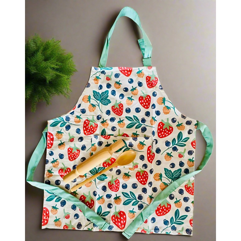 Wild Berries Cotton Children's Apron